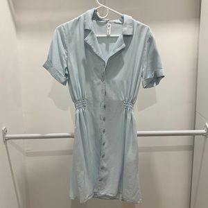 Zara light blue dress, size Medium, never worn